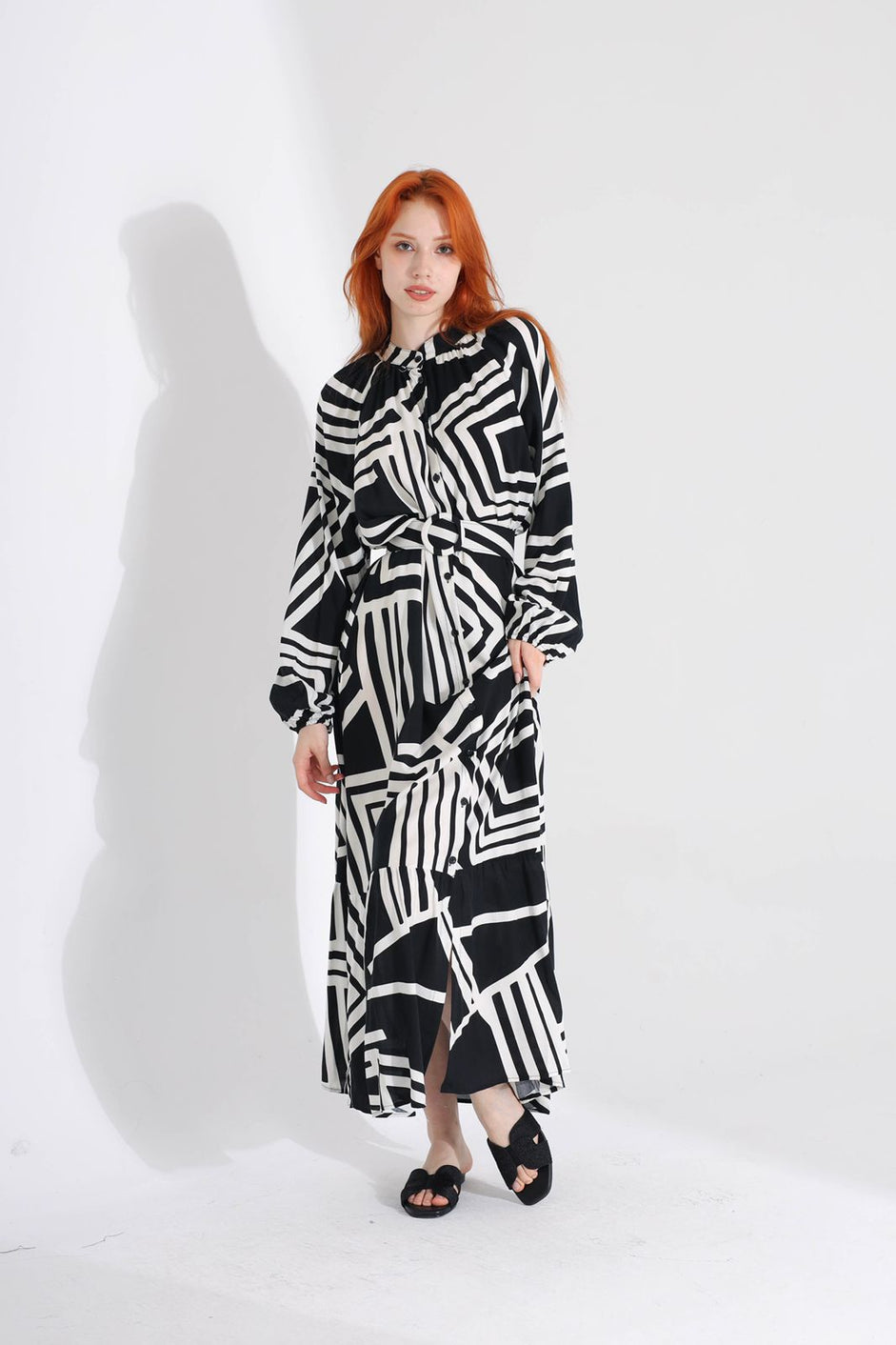 Belted Dress 23EL035 - HANGER