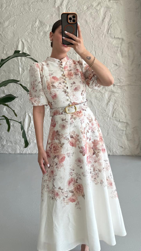 Belted dress WE628