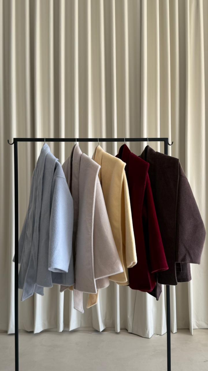 BELTED JACKET K-6164 - HANGER