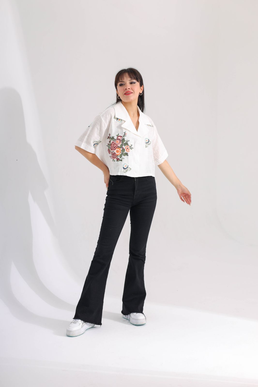 Crop Shirt G1346 - HANGER