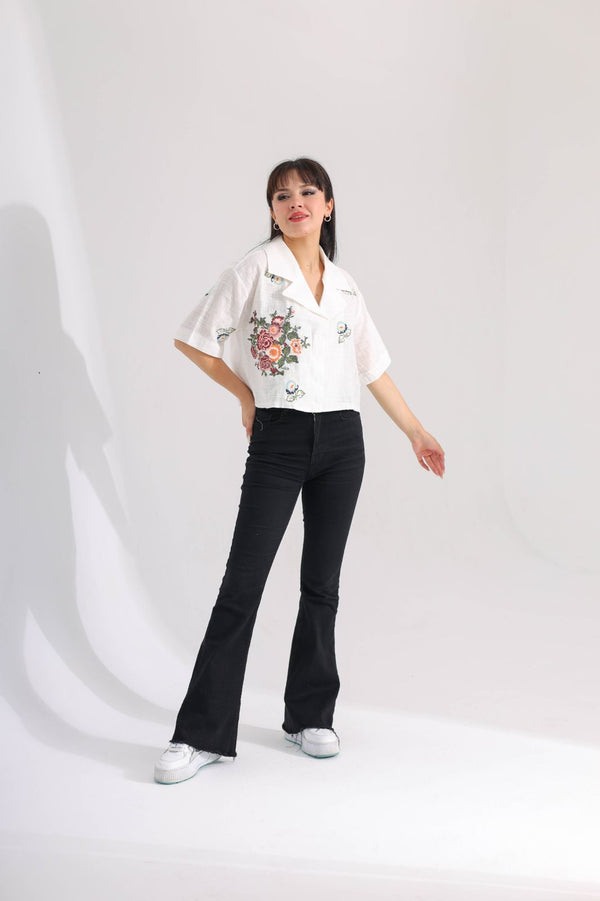 Crop Shirt G1346 - HANGER