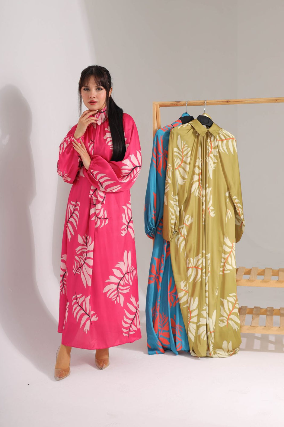 Satin Dress 15306 - HANGER