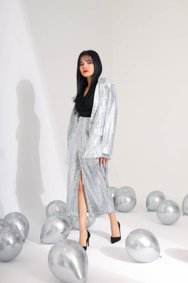 Long gliter skirt 50056 - HANGER