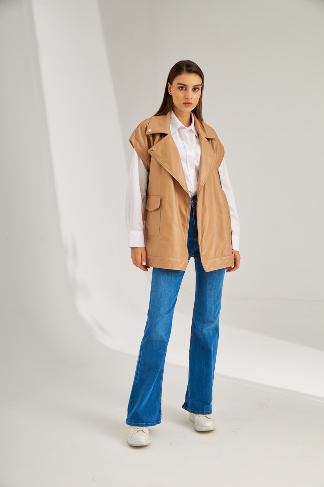 Leather vest - HANGER