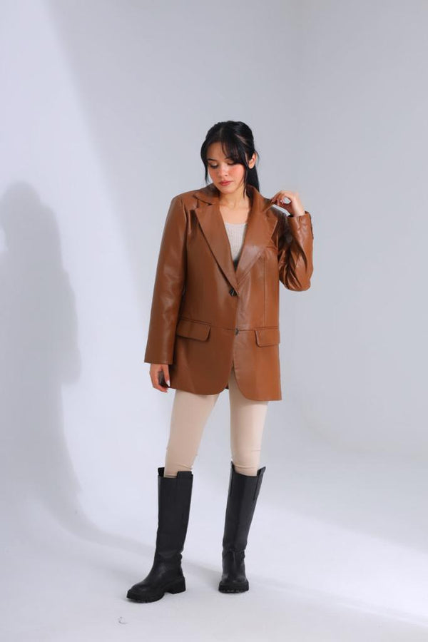 Leather Blazer 8294 - HANGER