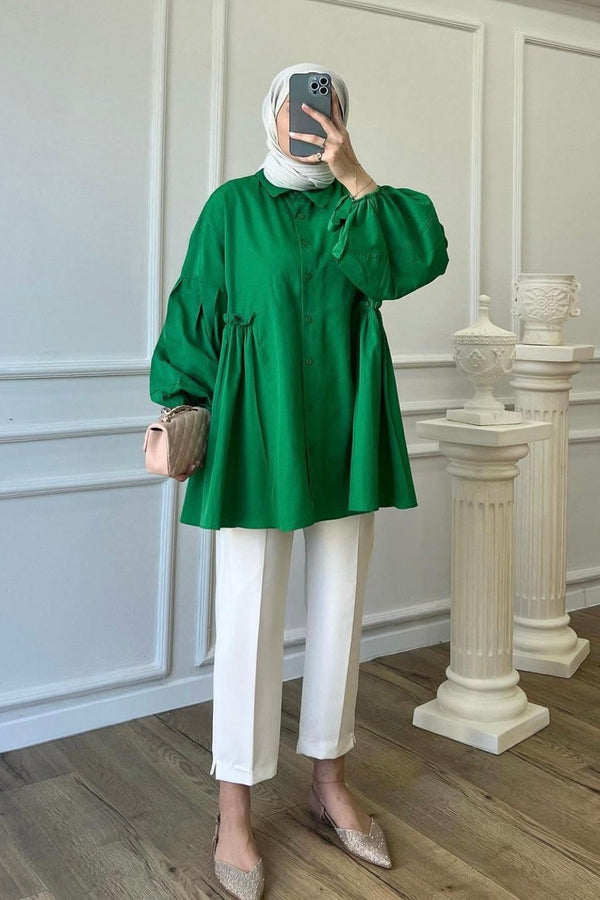 Tie hand blouse D - HANGER
