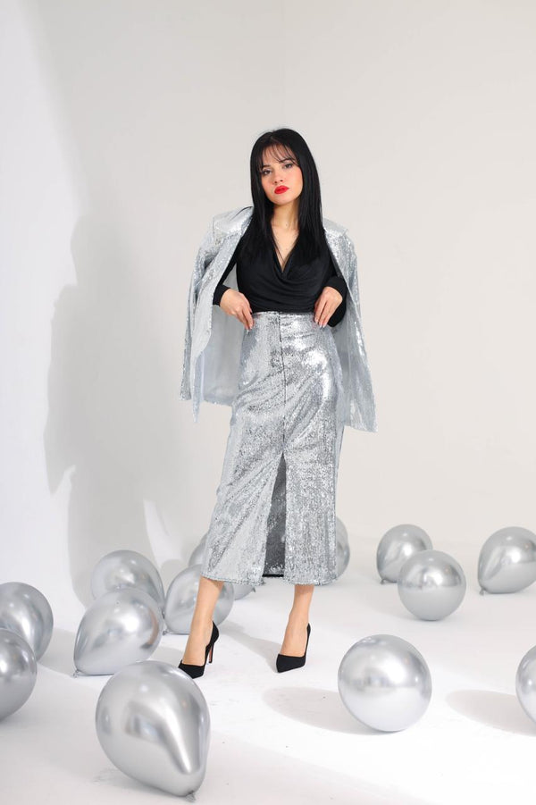 Long gliter skirt 50056 - HANGER