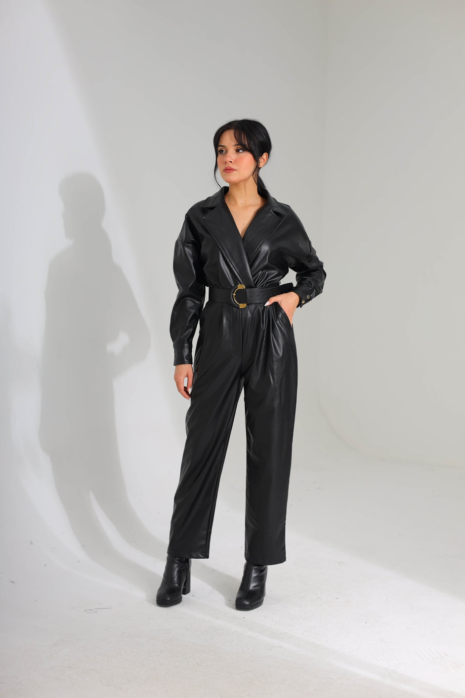 Leather Jumpsuit 8267 - HANGER