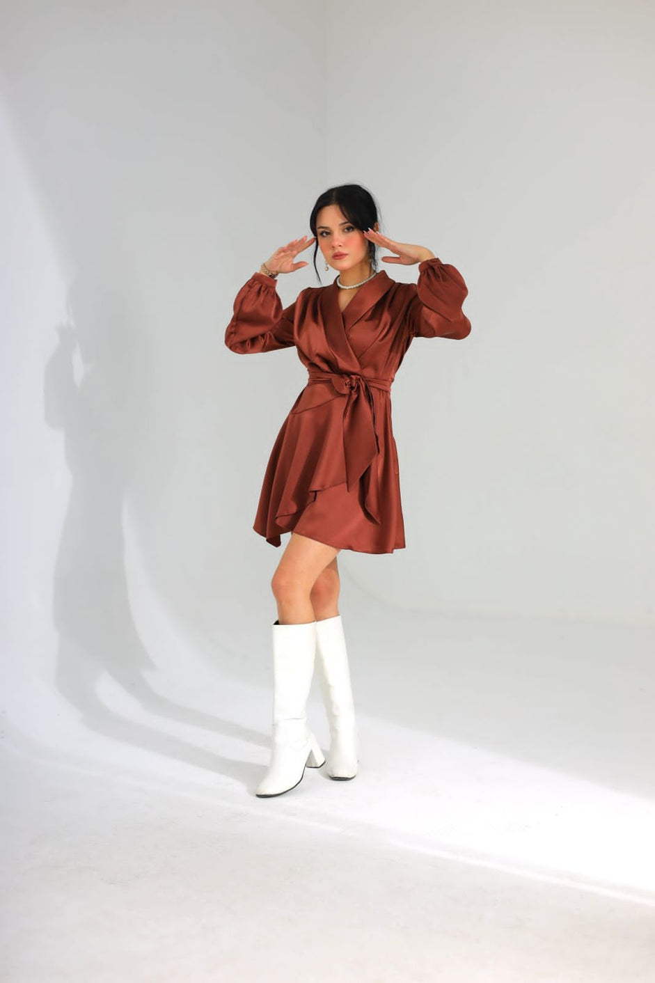 Dress Satin 8350 - HANGER