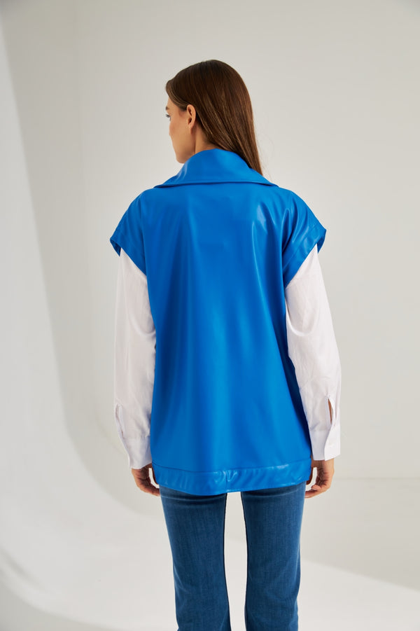 Leather vest - HANGER