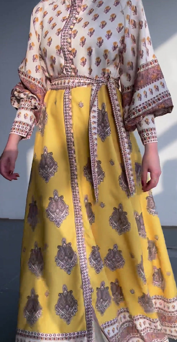 Belted summer dress D - HANGER