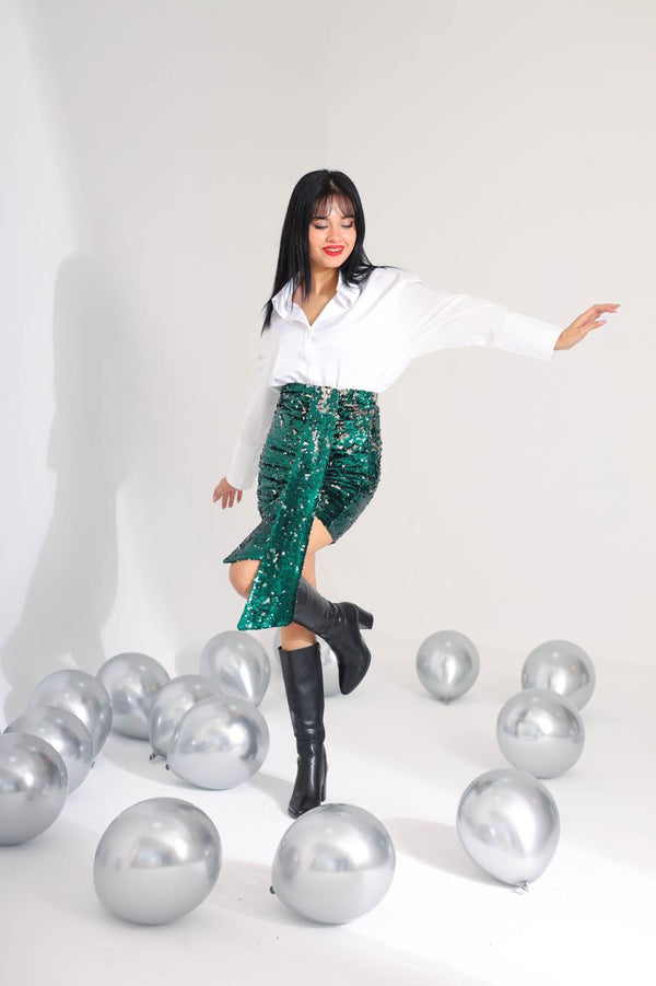 GLITER SKIRT 8400 - HANGER