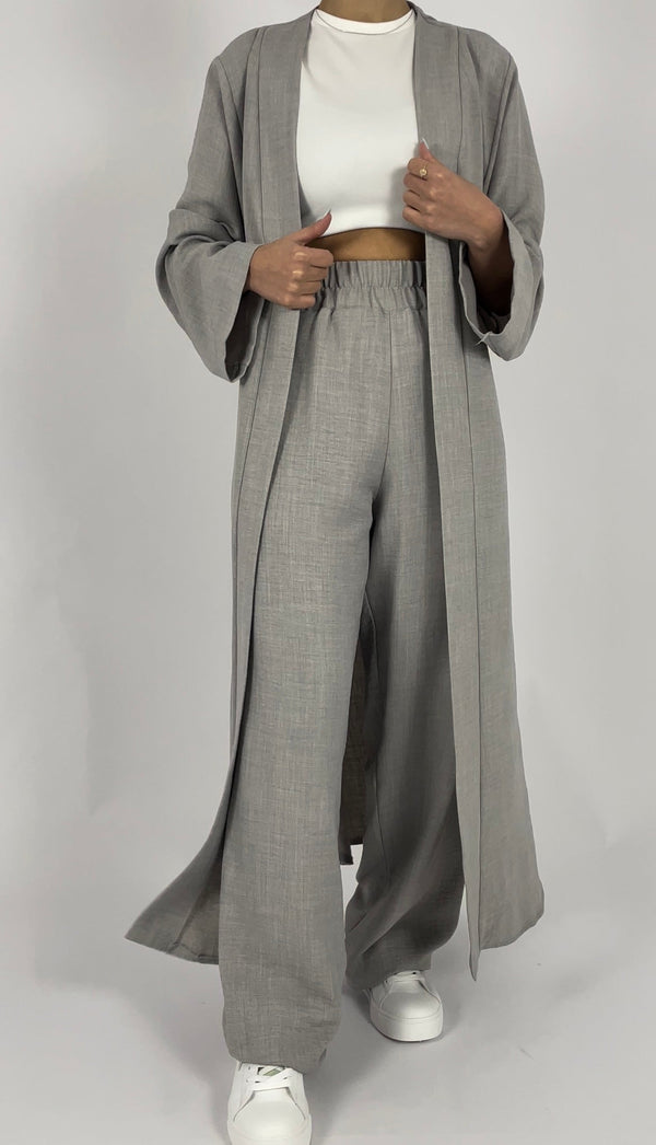 2pcs belted kimono set D - HANGER