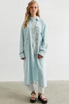 Button down denim dress D - HANGER