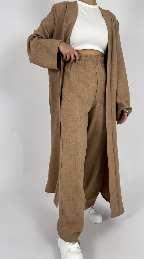 2pcs belted kimono set D - HANGER