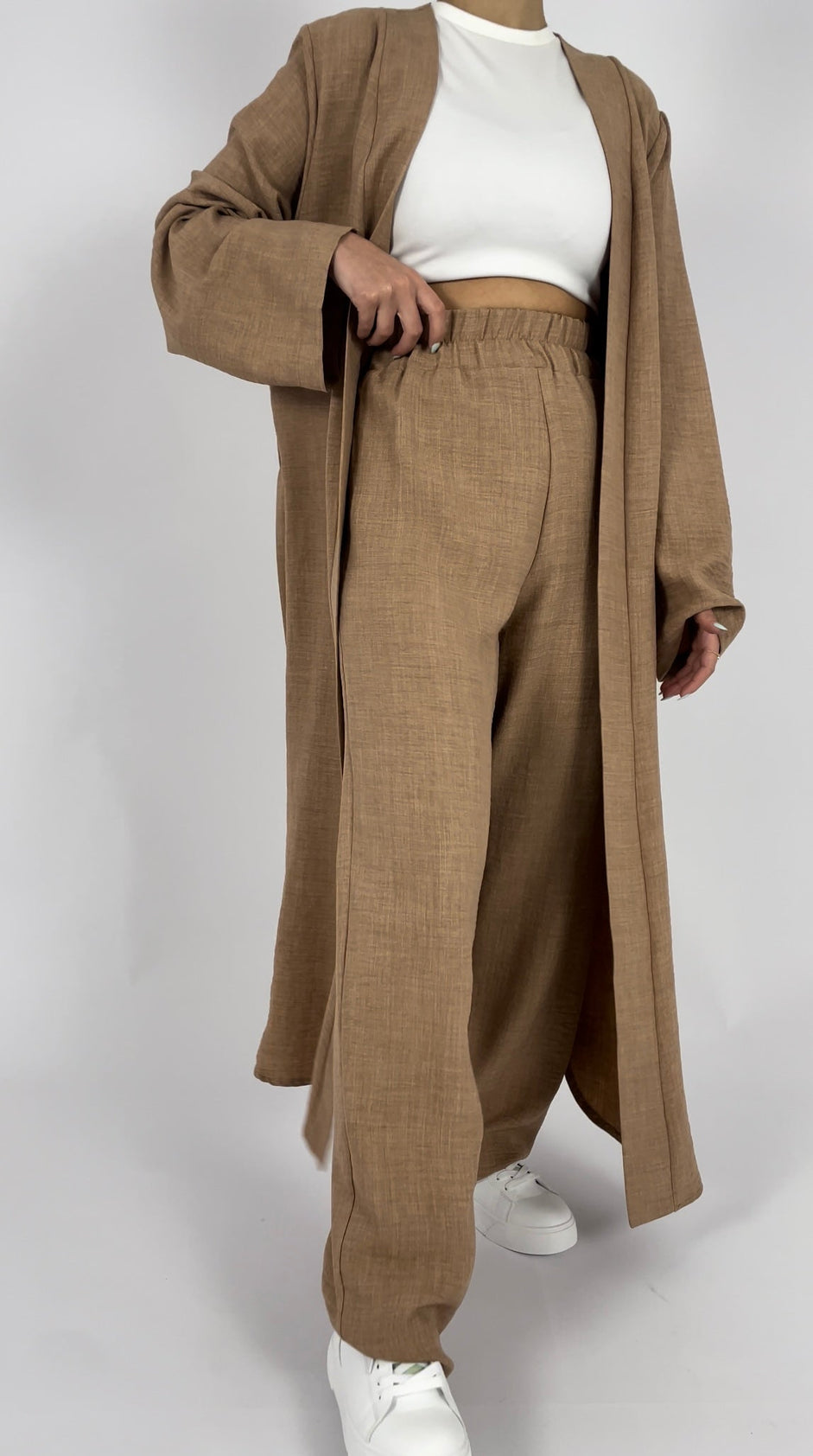 2pcs belted kimono set D - HANGER