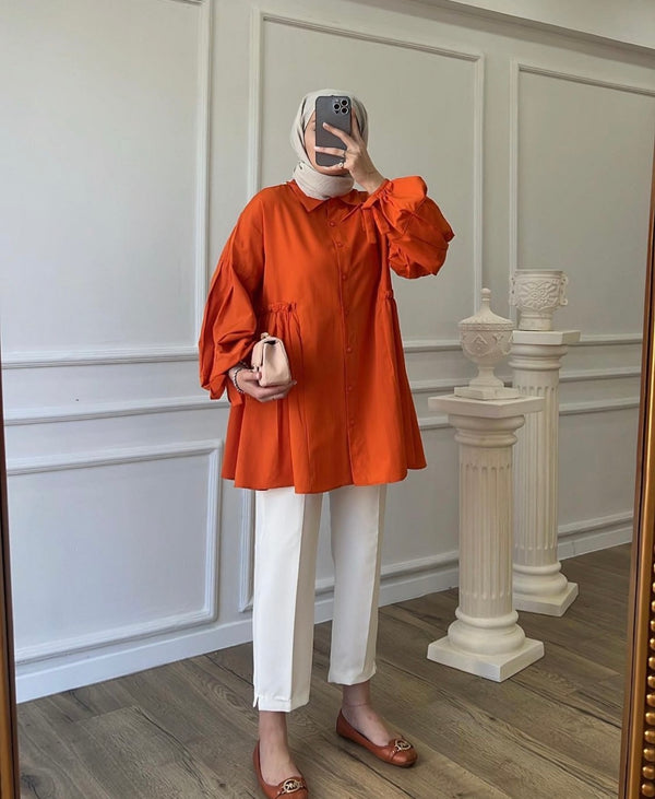 Tie hand blouse D - HANGER