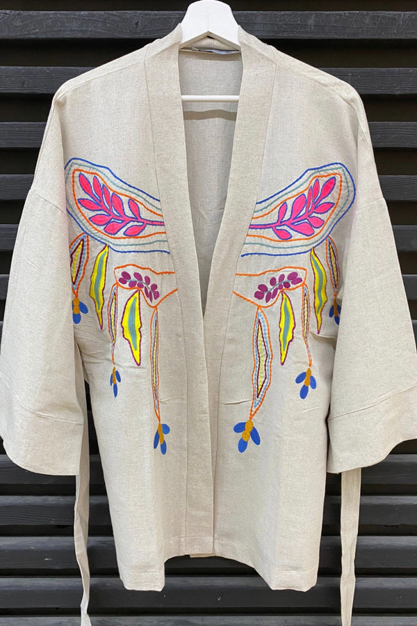 Open short cardigan G - HANGER