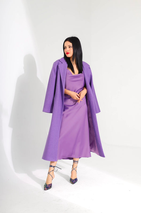 Satin dress 28552 - HANGER