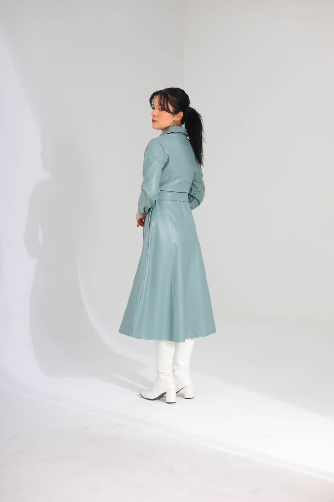 Leather dress 8283 - HANGER