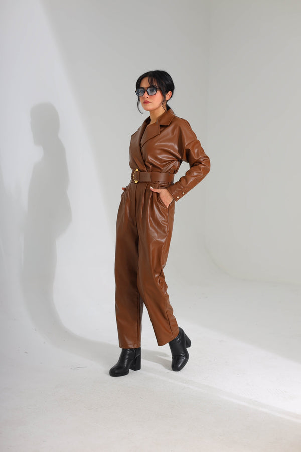 Leather Jumpsuit 8267 - HANGER