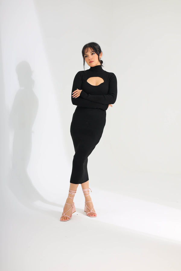 Cut out fitted dress 101 - HANGER