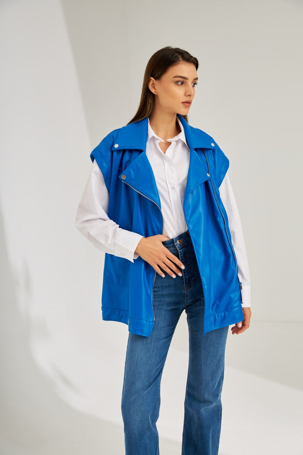 Leather vest - HANGER
