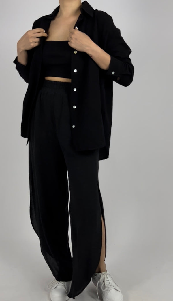 Split hem pant D - HANGER