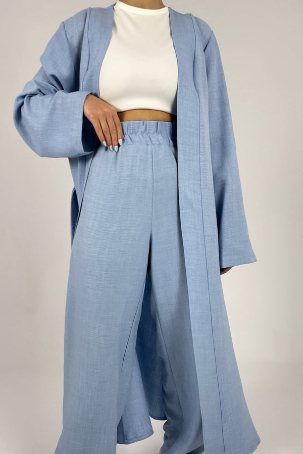 2pcs belted kimono set D - HANGER