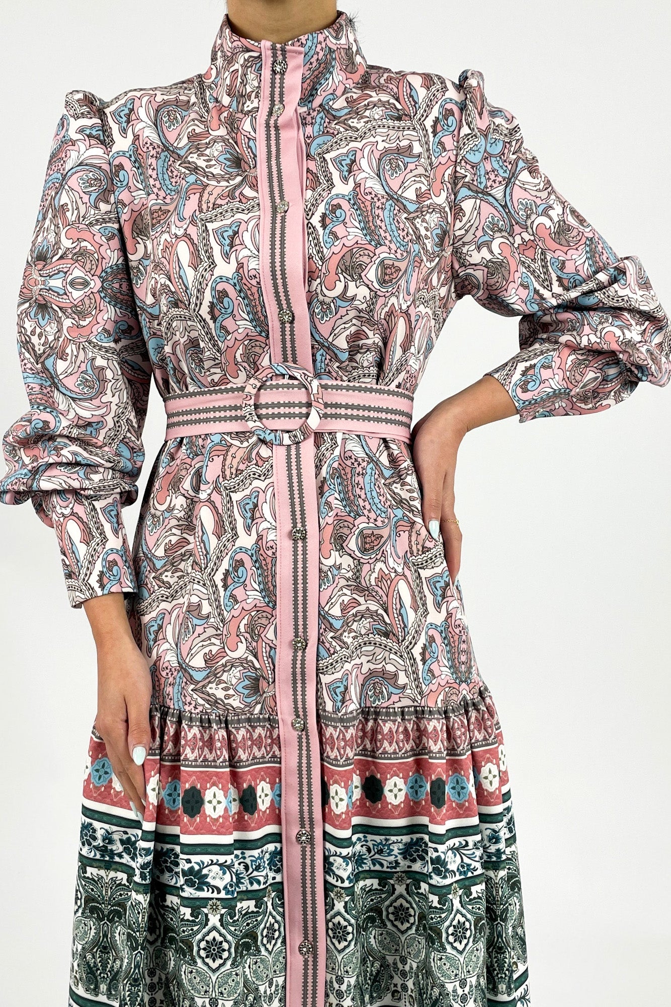 Belted Dress D18 (AD) - HANGER